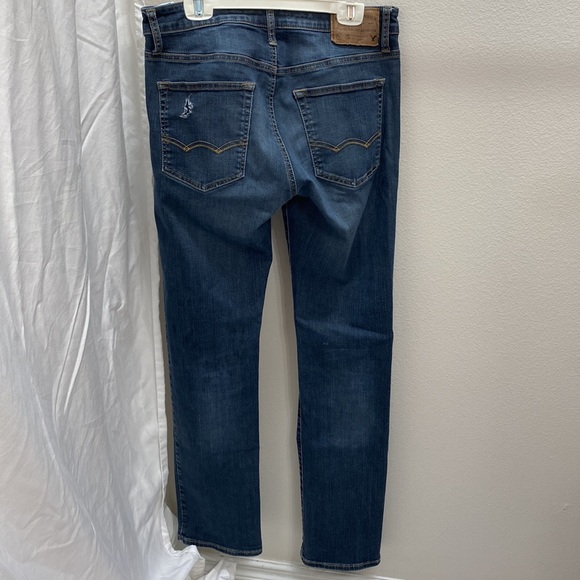 Men’s American Eagle extreme flex slim straight distressed jeans. Size 29 x 32 - Picture 2 of 5